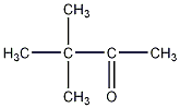 3,3-二甲基-2-丁酮结构式