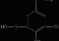 5-氯-2,4-二甲氧基苯胺结构式