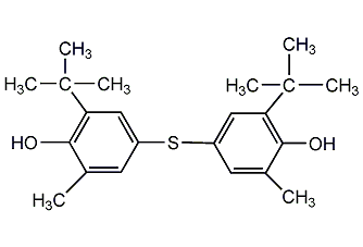 4,4'-硫代二(6-叔丁基邻苯酚)结构式