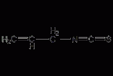 异硫氰酸丙烯酯结构式