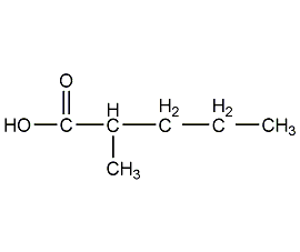 2-甲基戊酸结构式