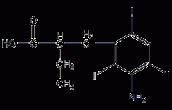 碘番酸结构式