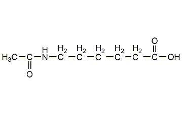 6-乙酰氨基己酸结构式