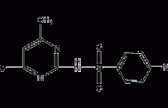 磺胺二甲基嘧啶结构式