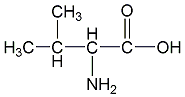 L-缬氨酸结构式