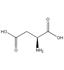 L-天冬氨酸结构式