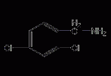 2,4-二氯苄胺结构式