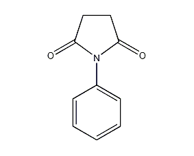 N-苯基琥珀酰亚胺结构式