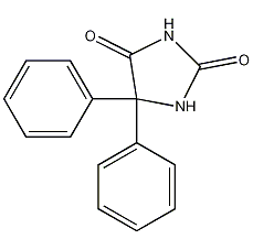 5,5-联基乙内酰脲结构式