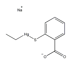 硫柳汞钠结构式