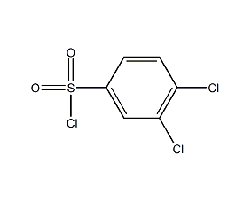 3,4-二氯苯磺酰氯结构式