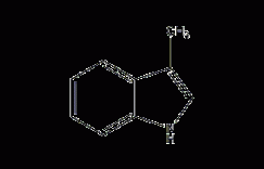3-甲基吲哚结构式