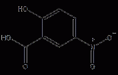 5-硝基水杨酸结构式