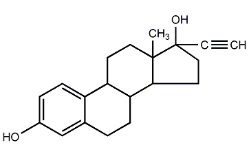 炔雌醇结构式