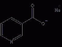 烟酸钠结构式
