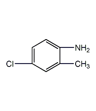 4-氯-2-甲基苯胺结构式