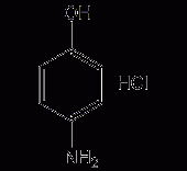 4-氨基苯酚盐酸盐结构式