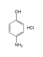 4-氨基酚盐酸盐结构式