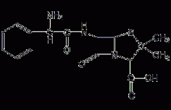氨苄西林结构式