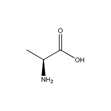 L-丙氨酸结构式