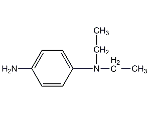 N,N-二乙基对苯二胺结构式