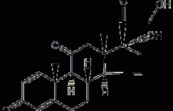 泼尼松结构式
