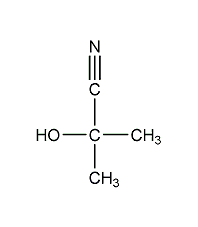丙酮氰醇结构式