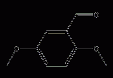 2,5-二甲氧基苯甲醛结构式