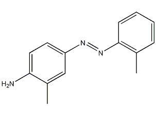 邻氨基偶氮甲苯结构式