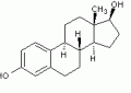 β-雌二醇结构式