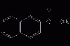 2-乙酰萘结构式