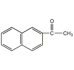 2-乙酰萘结构式