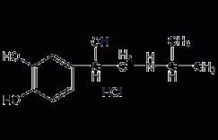 异丙基肾上腺素盐酸盐结构式
