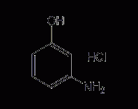 3-氨基苯酚盐酸盐结构式