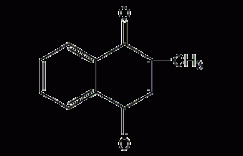 2-甲基-1,4-萘醌结构式