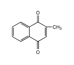 2-甲基-1,4-萘醌结构式