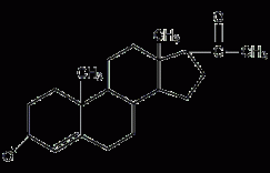 孕酮结构式