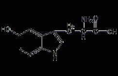 5-羟基吲哚-3-乙酸结构式