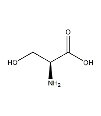 L-丝氨酸结构式