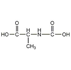 N-乙酰基-L-丙氨酸结构式