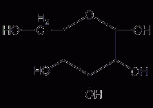 葡萄糖,一水结构式