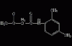2',4'-二甲基乙酰基乙酰苯胺结构式