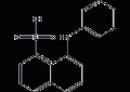 8-苯胺-1-萘磺酸结构式
