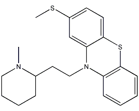 硫利达嗪结构式