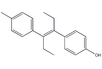 二乙基己烯雌酚结构式