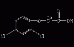 2,4-二氯苯氧乙酸结构式