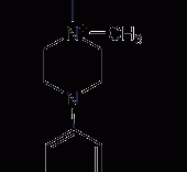 1,1-二甲基-4-苯基碘化哌嗪鎓结构式