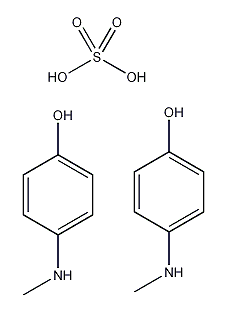 4-甲氨基酚盐结构式