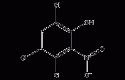 3,4,6-三氯-2-硝基苯酚结构式