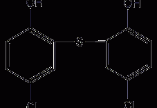 2,2'-二羟基-5,5'-二氯苯基硫醚结构式